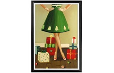 Арт-постер «рождественское платье» (object desire) мультиколор 46.0x66.0x2.0 см.