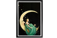 Арт-постер фиби на луне (object desire) мультиколор 46.0x66.0x2.0 см.