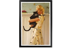 Арт-постер кошки-мышки (object desire) мультиколор 46.0x66.0x2.0 см.