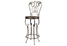 Барный стул «болеро» (object desire) бронзовый 40.0x120.0x40.0 см.