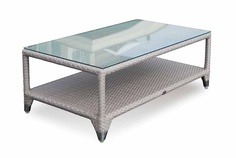 Кофейный столик (skyline) серый 121x44x71 см.