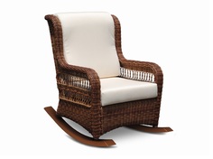 Кресло-качалка ebony (skyline) коричневый 67x103x103 см.