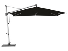 Уличный зонт sombrano s+ (glatz) черный 300x300x300 см.