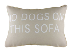Подушка "No Dogs on This Sofa" DG