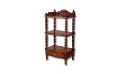 Этажерка (satin furniture) коричневый 47x96x32 см.