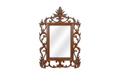 Зеркало (satin furniture) коричневый 77x114x3 см.