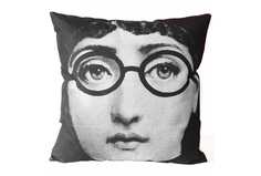 Подушка с портретом Лины Пьеро Форназетти "Glasses" DG