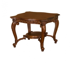 Стол журнальный (satin furniture) коричневый 65x50x65 см.