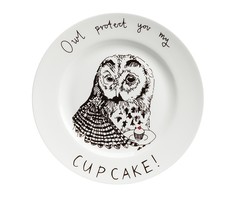 Тарелка "Owl protect You My Cup Cake" DG