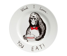 Тарелка "What I Leave - You Eat" DG