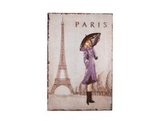 Декоративное настенное панно "Paris Girl" DG