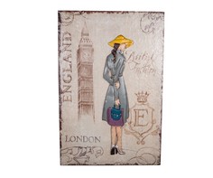 Декоративное настенное панно "London Girl" DG