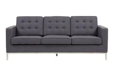 Диван  "Florence Knoll Sofa Grey" DG