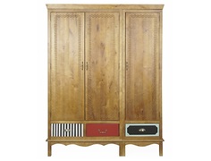 Шкаф трехстворчатый gouache birch (etg-home) коричневый 150.0x200.0x60.0 см.