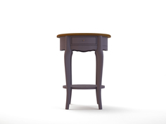 Овальный столик leontina lavanda (etg-home) фиолетовый 55.0x72.0x43.0 см.
