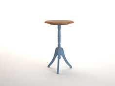 Кофейный стол leontina (etg-home) голубой 40.0x68.0x40.0 см.