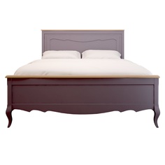 Двуспальная кровать leontina lavanda (etg-home) фиолетовый 180.0x120.0x200.0 см.