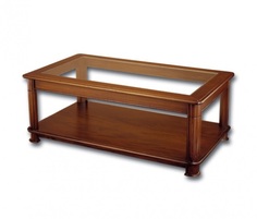 Стол журнальный (satin furniture) коричневый 130x75x50 см.