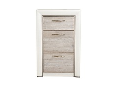 Комод olivia 3s/56 (анрэкс) серый 56x87.3x36.3 см.