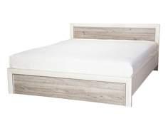 Кровать olivia 140 (анрэкс) серый 145.1x81x206.2 см.
