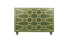 Комод emerald (etg-home) зеленый 111x78x43 см. ​Cosiness