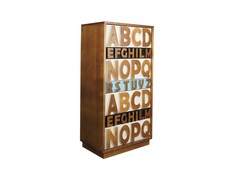 Комод alphabeto birch (etg-home) мультиколор 60x120x40 см. ​Cosiness