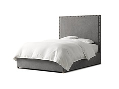 Мягкая кровать falcon 160*200 (myfurnish) серый 176.0x150x215 см.