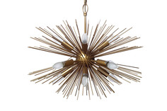 Светильник starburst (garda decor) коричневый 40 см.
