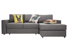 Угловой раскладной диван luma grey (myfurnish) серый 250x79x158 см.