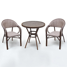 Набор мебели (bigarden) коричневый 57x83x57 см.