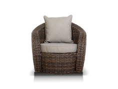 Кресло авела (outdoor) коричневый 83.0x75.0x83.0 см. 4 Si S