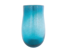 Ваза blue fusion vase (mak-interior) бирюзовый 39 см.