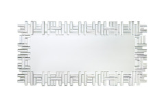 Зеркало kfh260 (garda decor) серый 116x57 см.