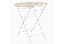 Складной стул «риволи» (object desire) белый 47.5x95.0x41.5 см.