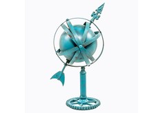 Декоративная инсталляция «солнечные часы» (object desire) зеленый 21.5x44.5x21.0 см.