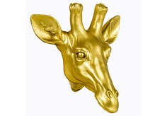 Арт-декор «веселый жираф» (object desire) золотой 28.5x29.0x15.0 см.