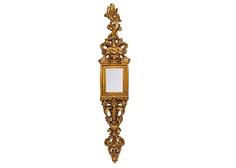 Настенное зеркало эйфель (object desire) золотой 122.0x24.5x4.0 см.