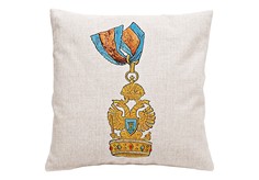 Декоративная подушка «орден железной короны, ломбардия» (object desire) мультиколор 45.0x45.0x15.0 см.