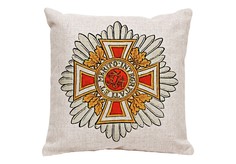 Декоративная подушка «австрийский императорский орден леопольда» (object desire) оранжевый 45.0x45.0x15.0 см.
