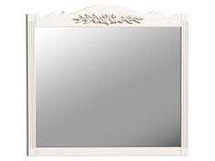 Зеркало для ванной комнаты снежный прованс (la neige) белый 106.0x84.5x2.0 см.