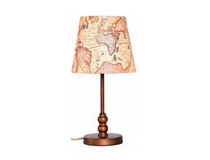 Настольная лампа mappa (favourite) коричневый 26 см.