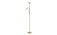Торшер с подсветкой talo (odeon light) бронзовый 185 см.