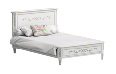Кровать будуар (la neige) белый 223.7x114.5x163.6 см.