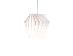 Подвесной светильник турболампа (woodled) белый 26.0 см.