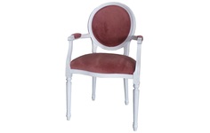 Кресло снежный прованс (la neige) красный 48.5x99.0x55.0 см.