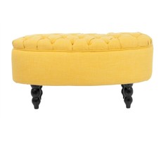 Пуф wattley yellow (mak-interior) желтый 108x50x48 см.