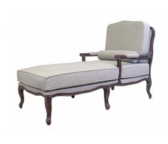 Кресло-кушетка yalena (mak-interior) серый 80x91x120 см.