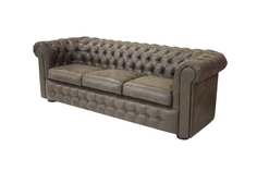 Трехместный диван бергамо (modern classic) коричневый 238.0x82.0x91.0 см.