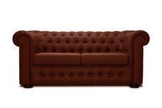 Диван-кровать бергамо (modern classic) коричневый 194.0x82.0x91.0 см.