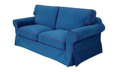 Диван-кровать прованс (modern classic) синий 200.0x75.0x93.0 см.